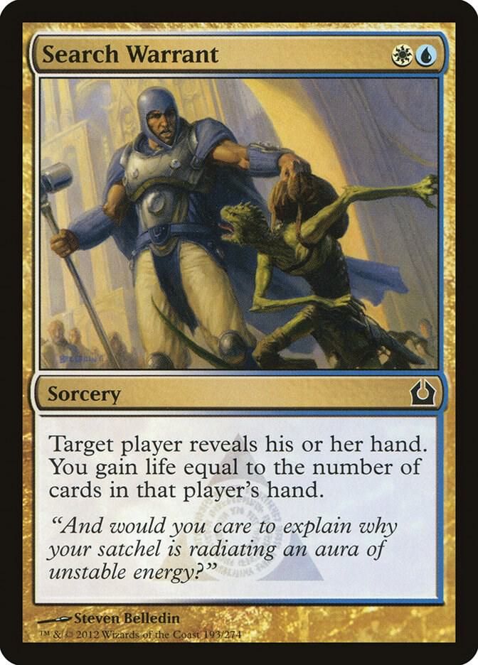 Search Warrant - Return to Ravnica (RTR) (espanol)