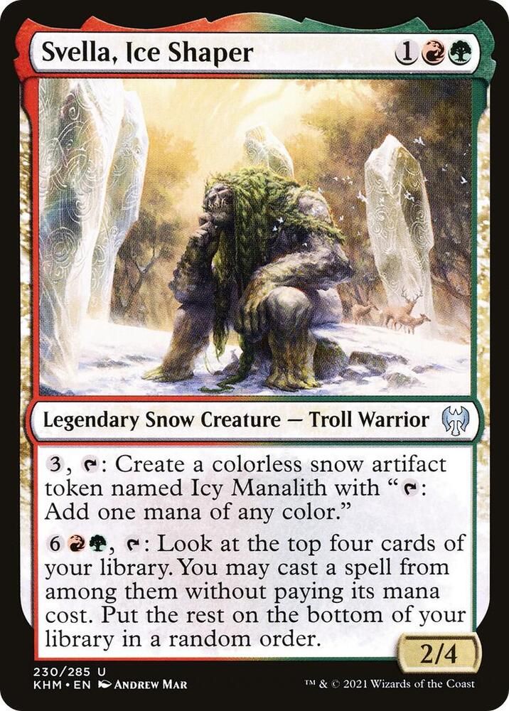 Svella, Ice Shaper 230/285- Kaldheim (KHM) (espanol)