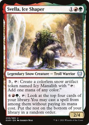 Svella, Ice Shaper 230/285- Kaldheim (KHM) (espanol)