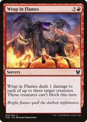 Wrap in Flames - Theros Beyond Death (THB) (espanol)