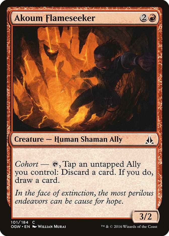 Akoum Flameseeker 101/184- Oath of the Gatewatch (OGW) (espanol)