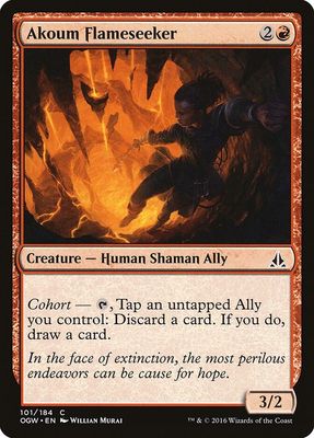 Akoum Flameseeker 101/184- Oath of the Gatewatch (OGW) (espanol)