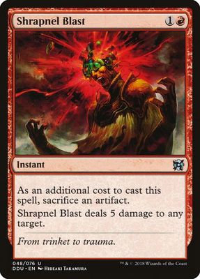 Shrapnel Blast 048/076- Duel Decks: Elves vs. Inventors (DDU)