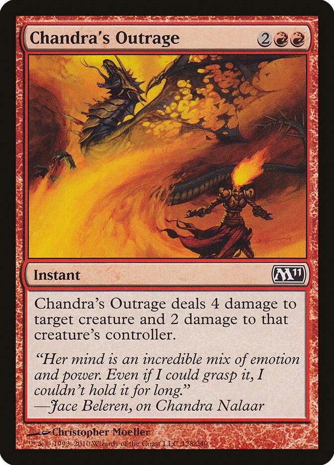 Chandra&#39;s Outrage 128/240- Magic 2011 (M11) (M11)