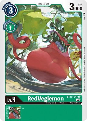 RedVegiemon - Xros Encounter (BT10) Xros Encounter