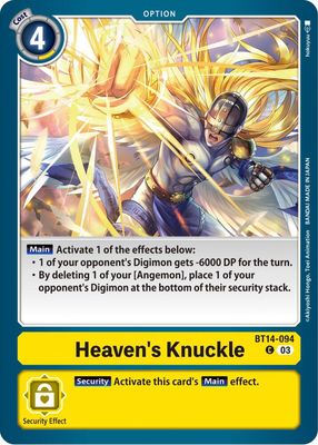 Heaven&#39;s Knuckle - Blast Ace (BT14) Blast Ace