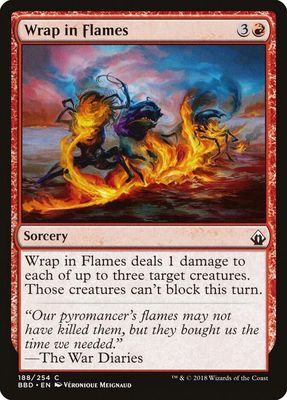Wrap in Flames 188/254- Battlebond (BBD)