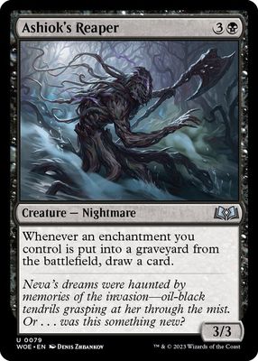 Ashiok&#39;s Reaper 0079 - Wilds of Eldraine (WOE) (Español)