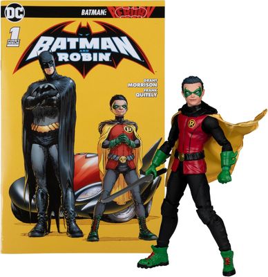 DS McFarlane Toys - DC Direct Page Punchers Robin (Batman: Reborn) 7in Figure with Comic