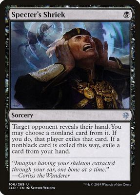 Specter&#39;s Shriek 106/269 - Throne of Eldraine  Singles (Español)