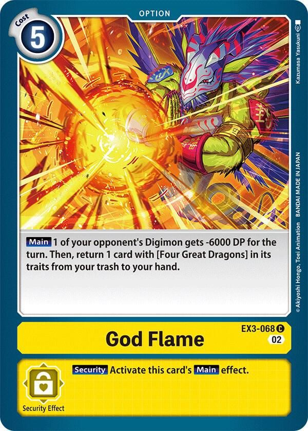 God Flame - Draconic Roar (EX03) Draconic Roar