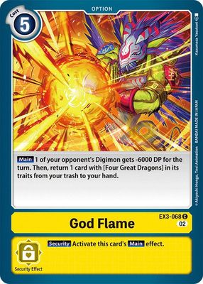 God Flame - Draconic Roar (EX03) Draconic Roar