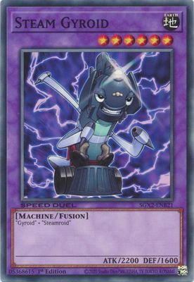 Steam Gyroid - SGX2-ENB21 - Common 1st Edition Speed Duel GX: Midterm Paradox Box Singles