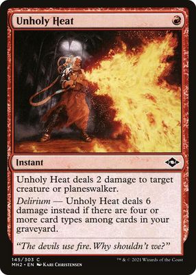 Unholy Heat 145/303 - Modern Horizons 2 Singles (Español)