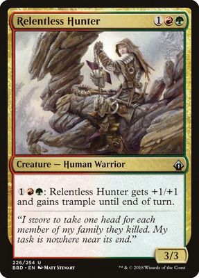 Relentless Hunter 226/254- Battlebond (BBD)