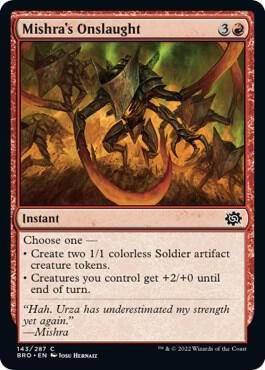 Mishra&#39;s Onslaught 143/287 - The Brothers&#39; War (BRO) (Español)
