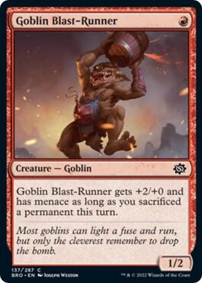 Goblin Blast-Runner 137/287 - The Brothers&#39; War (BRO) (Español)