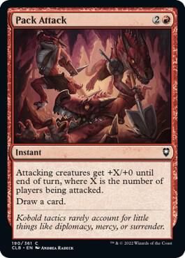 Pack Attack 190/361 - Commander Legends: Battle for Baldur&#39;s Gate (CLB) (Español)