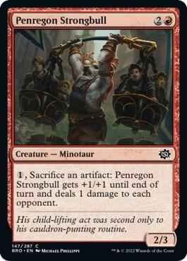 Penregon Strongbull 147/287 - The Brothers&#39; War  Singles (Español)