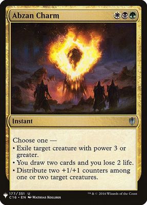 Abzan Charm 177/351- The List Reprints (LIST)