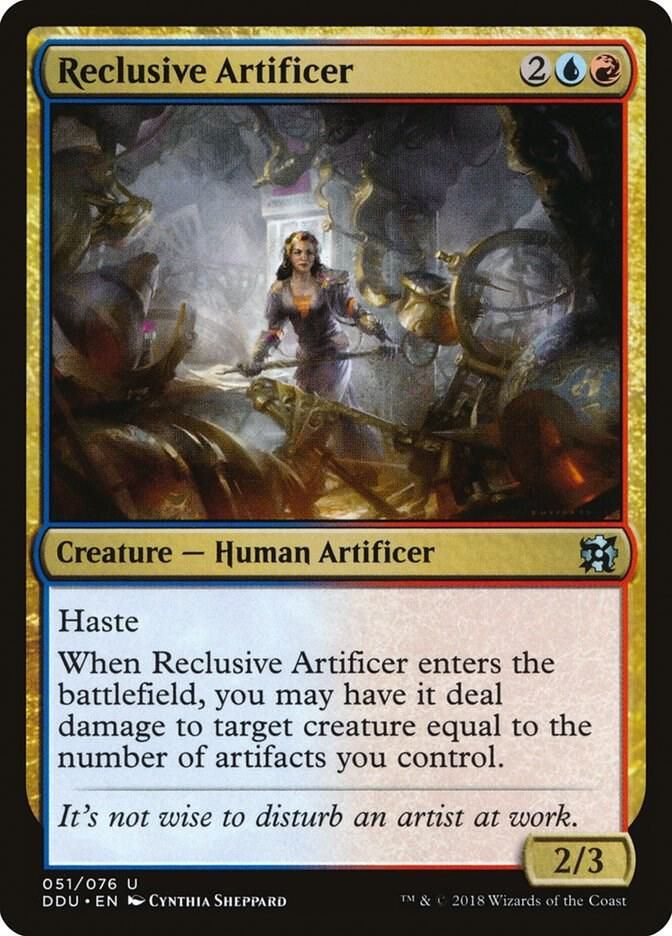 Reclusive Artificer 051/076- Duel Decks: Elves vs. Inventors (DDU)