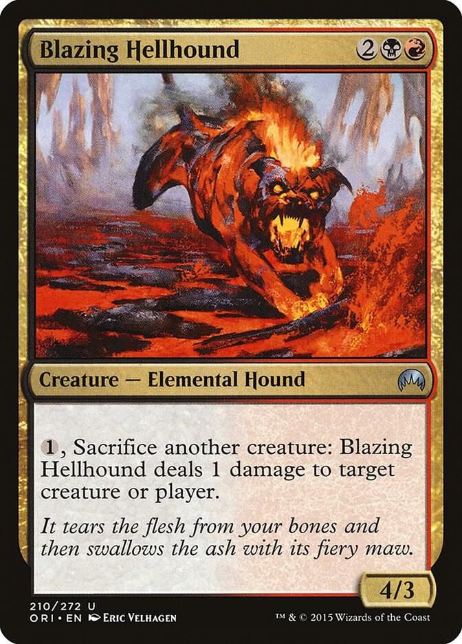 Blazing Hellhound 210/272- Magic Origins (ORI)