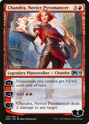 Chandra, Novice Pyromancer 128/280- Core Set 2020 (M20)