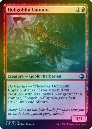 Hobgoblin Captain 148/281 - Adventures in the Forgotten Realms (AFR)