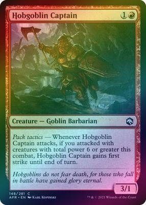 Hobgoblin Captain 148/281 - Adventures in the Forgotten Realms (AFR)