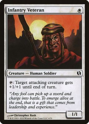 Infantry Veteran 4/79- Duel Decks: Elspeth vs. Tezzeret (DDF)