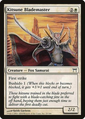 Kitsune Blademaster 25/306- Champions of Kamigawa (CHK)