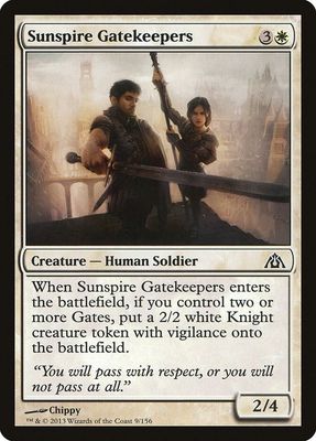 Sunspire Gatekeepers 9/156- Dragon&#39;s Maze (DGM)