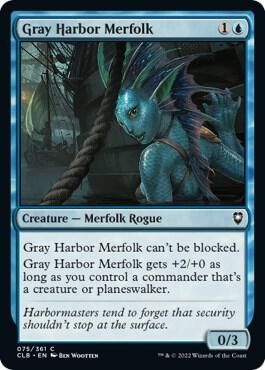 Gray Harbor Merfolk 075/361 - Commander Legends: Battle for Baldur&#39;s Gate (CLB) (Español)