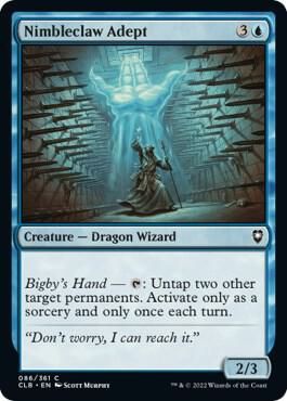 Nimbleclaw Adept 086/361 - Commander Legends: Battle for Baldur&#39;s Gate (CLB) (Español)