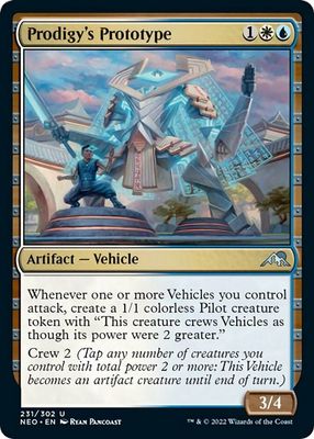 Prodigy&#39;s Prototype 231/302- Kamigawa: Neon Dynasty (NEO)