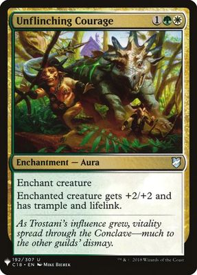 Unflinching Courage 192/307- The List Reprints (LIST)