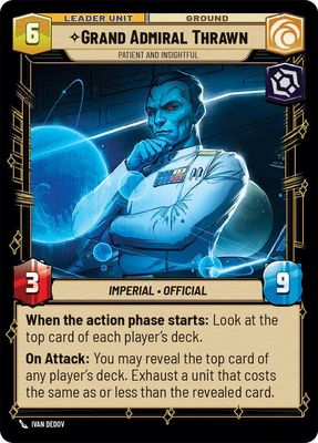 Grand Admiral Thrawn - Patient and Insightful - Spark of Rebellion (SOR)