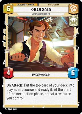 Han Solo - Audacious Smuggler - Spark of Rebellion (SOR) Spark of Rebellion