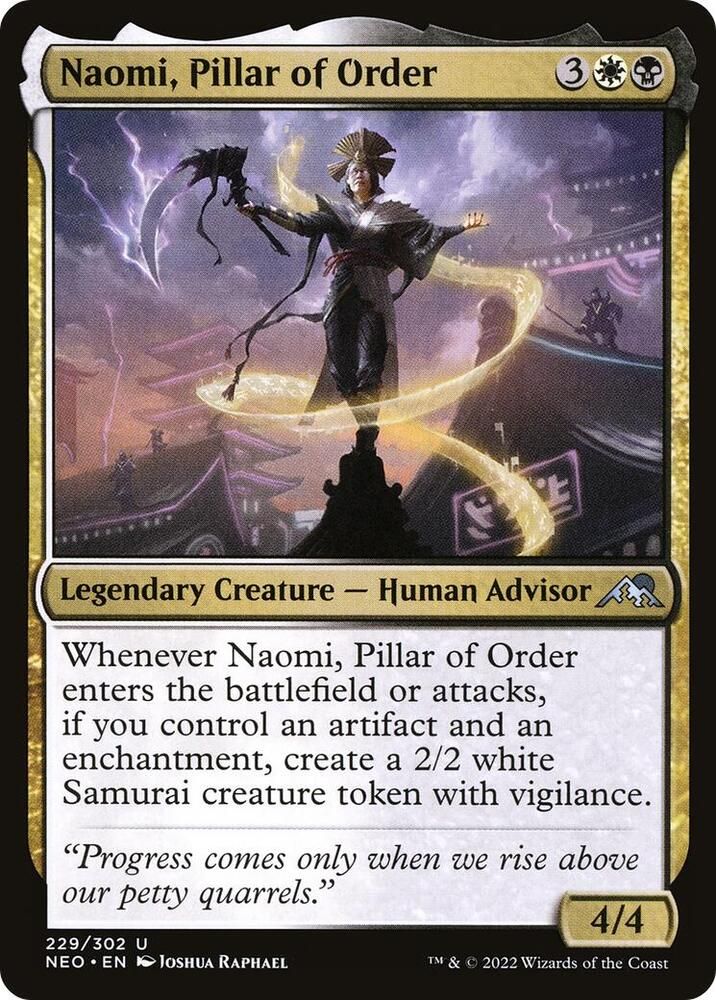 Naomi, Pillar of Order 229/302 - Kamigawa: Neon Dynasty (NEO)