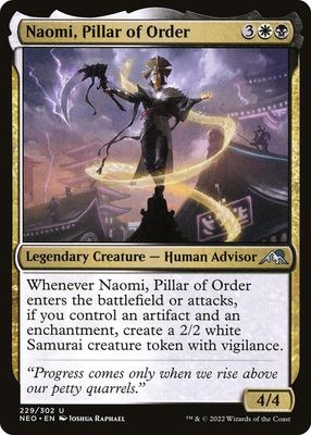 Naomi, Pillar of Order 229/302 - Kamigawa: Neon Dynasty (NEO)