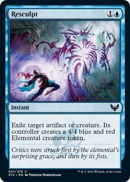 Resculpt 051/275 - Strixhaven: School of Mages Singles (Japonés)
