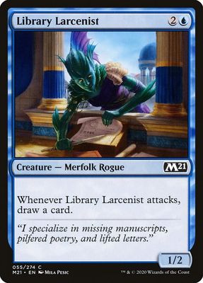 Library Larcenist 055/274 - Core Set 2021 (M21) (Español)