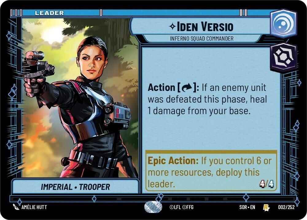 Iden Versio - Inferno Squad Commander - Spark of Rebellion (SOR) Spark of Rebellion
