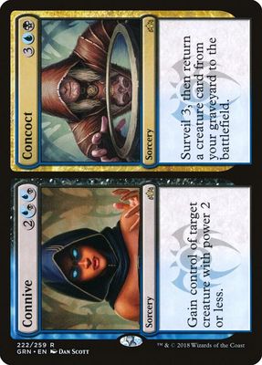 Connive // Concoct 222/259 - Guilds of Ravnica (GRN)