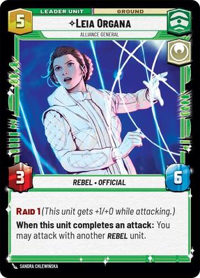 Leia Organa - Alliance General - Spark of Rebellion (SOR) Spark of Rebellion