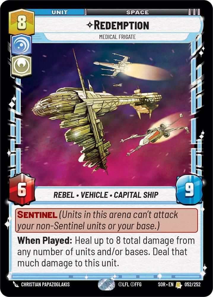 Redemption - Medical Frigate - Spark of Rebellion (SOR) Spark of Rebellion