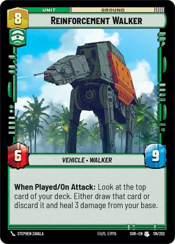 Reinforcement Walker - Spark of Rebellion (SOR) Spark of Rebellion
