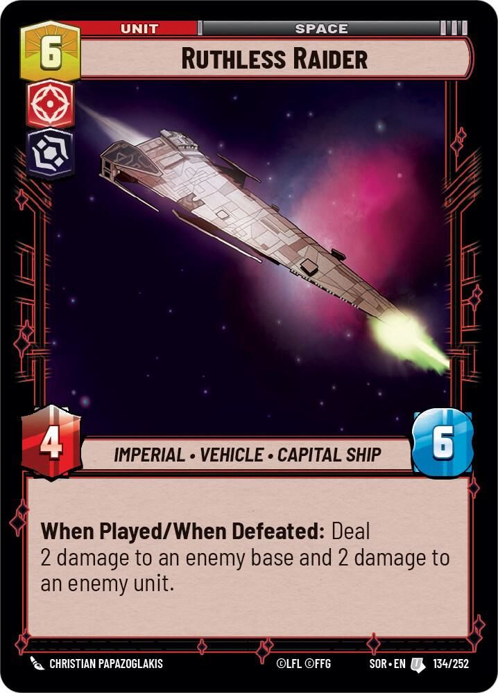 Ruthless Raider - Spark of Rebellion (SOR) Spark of Rebellion
