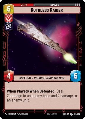 Ruthless Raider - Spark of Rebellion (SOR) Spark of Rebellion