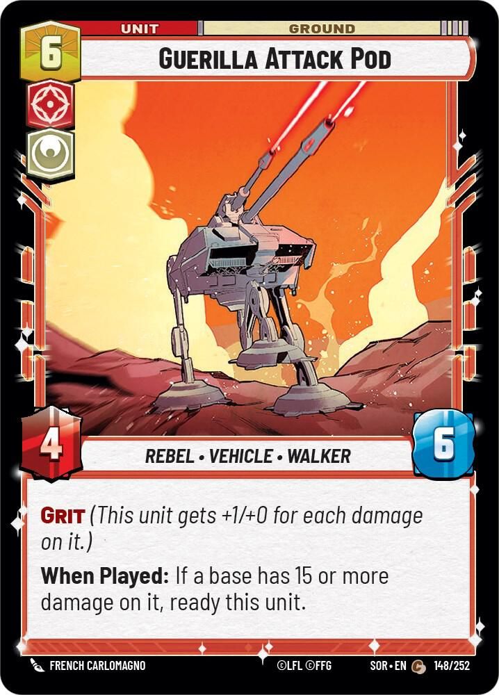 Guerilla Attack Pod - Spark of Rebellion (SOR) Spark of Rebellion